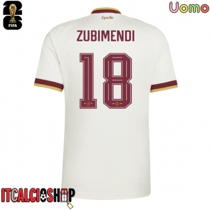 Spagna Martin Zubimendi #18 Seconda Maglia Mondiali 2026 Manica Corta